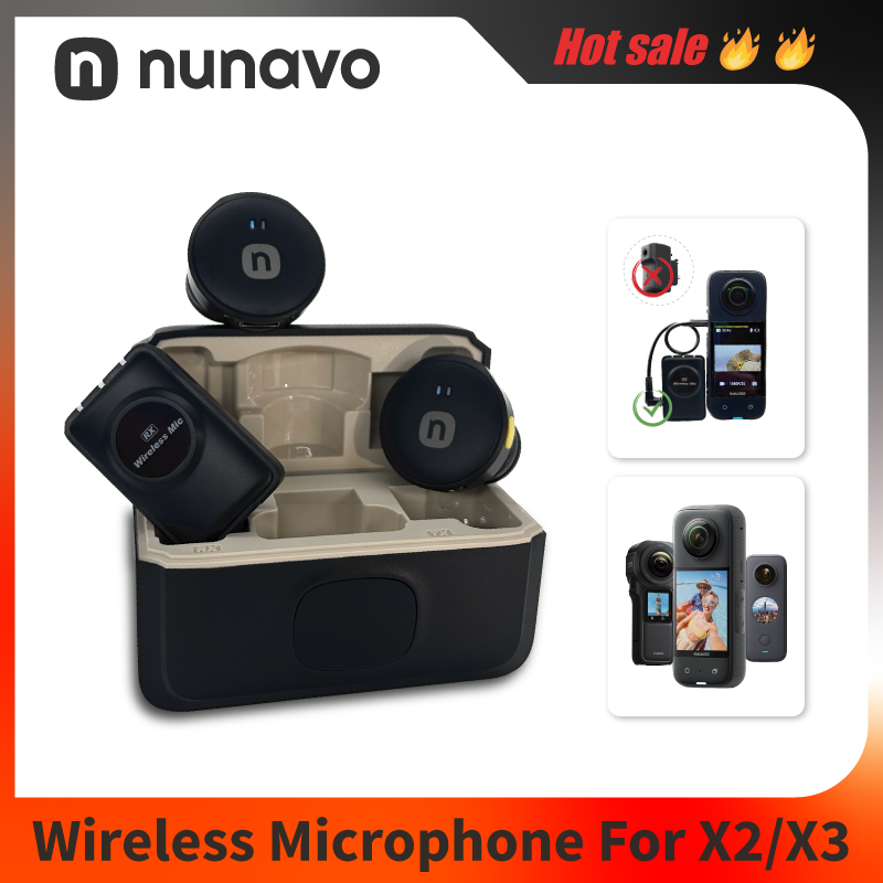 Insta360 Camera X3 - wireless microphone mic for Insta360 X3