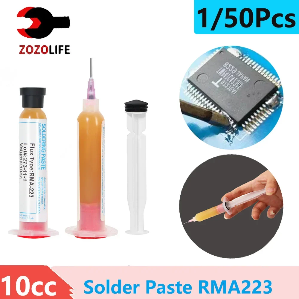Soldering Flux Liquid - 1/50Pcs 10cc RMA-223 Soldering Paste Flux