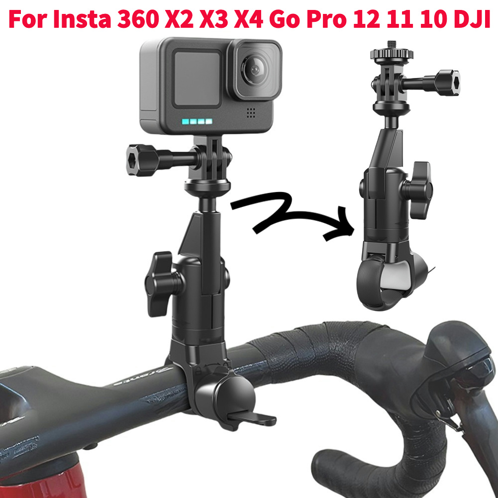 Insta360 Camera X3 - Motorcycle Bicycle Handlebar Holder 360 Rotating