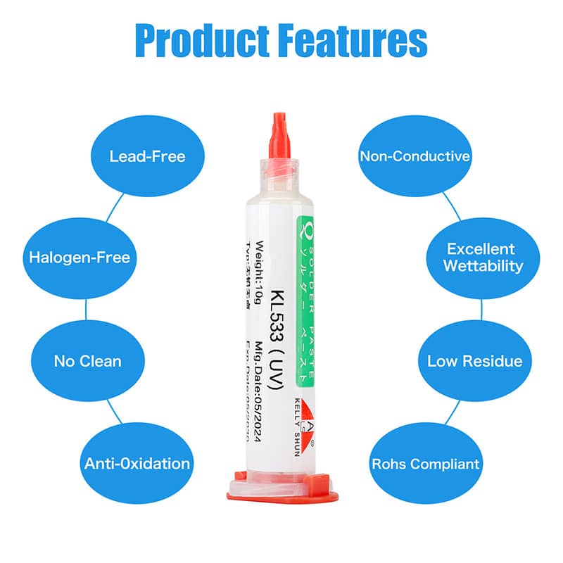 KL533-ASM BGA Soldering Flux P - Soldering Flux Liquid ulasan dan harga