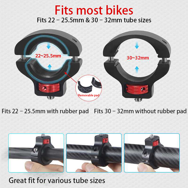 Bike Clip Mount with 1/4