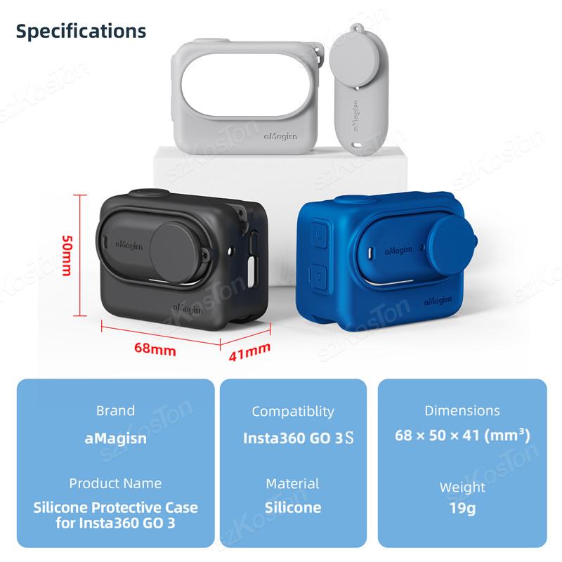 Silicone Protective Case For I - Insta360 Camera Go 3 ulasan dan harga