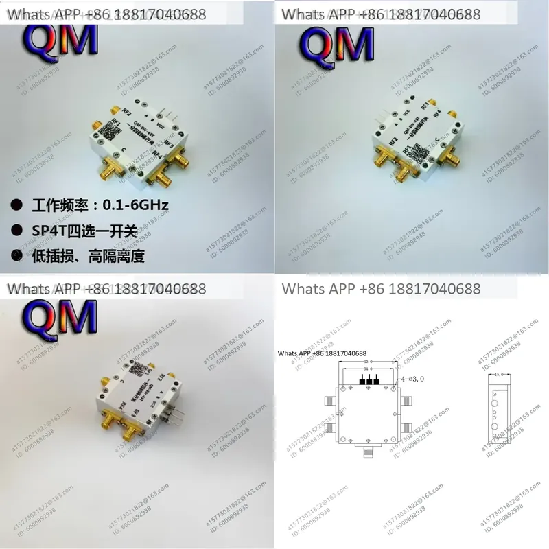 1PC for QM-SW-4ST 0.1-6 GHz SP - Qm Electronics & Repair Services ulasan dan harga