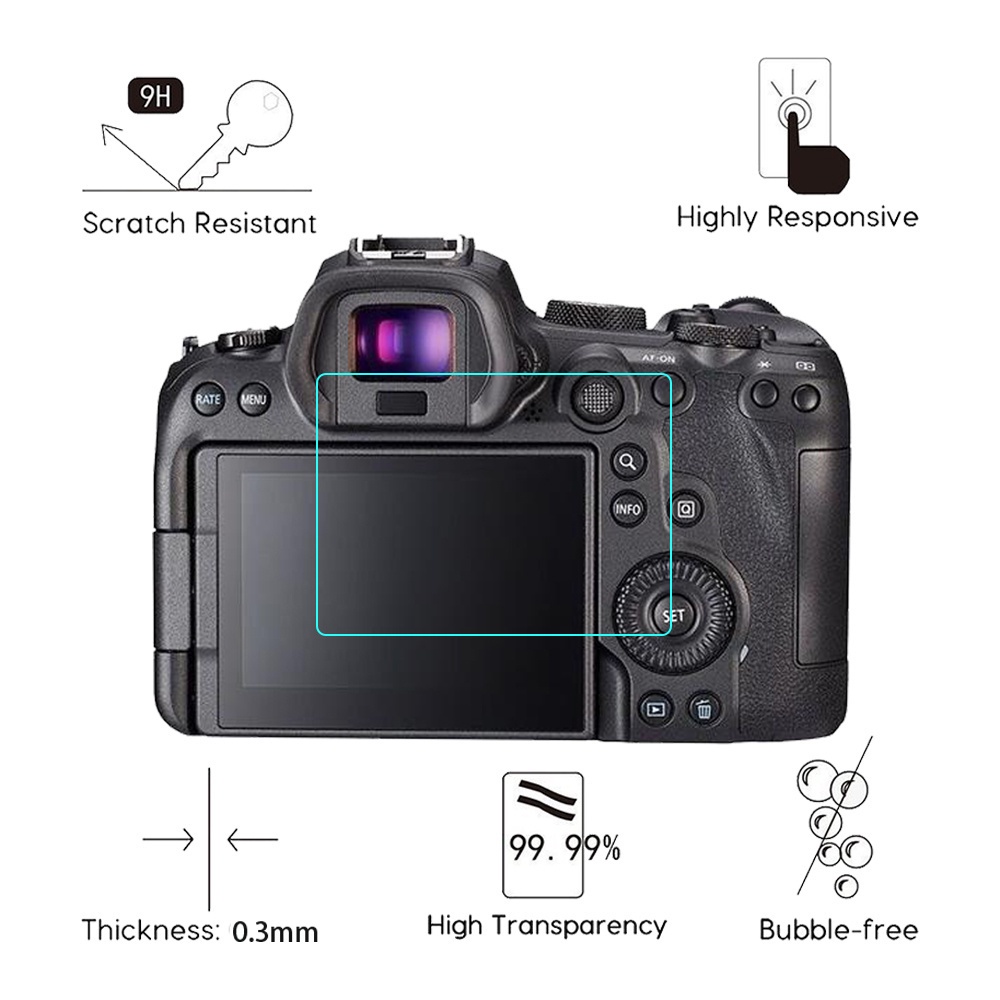 Camera Glass Protective Film F - Canon Camera Eos R8 ulasan dan harga