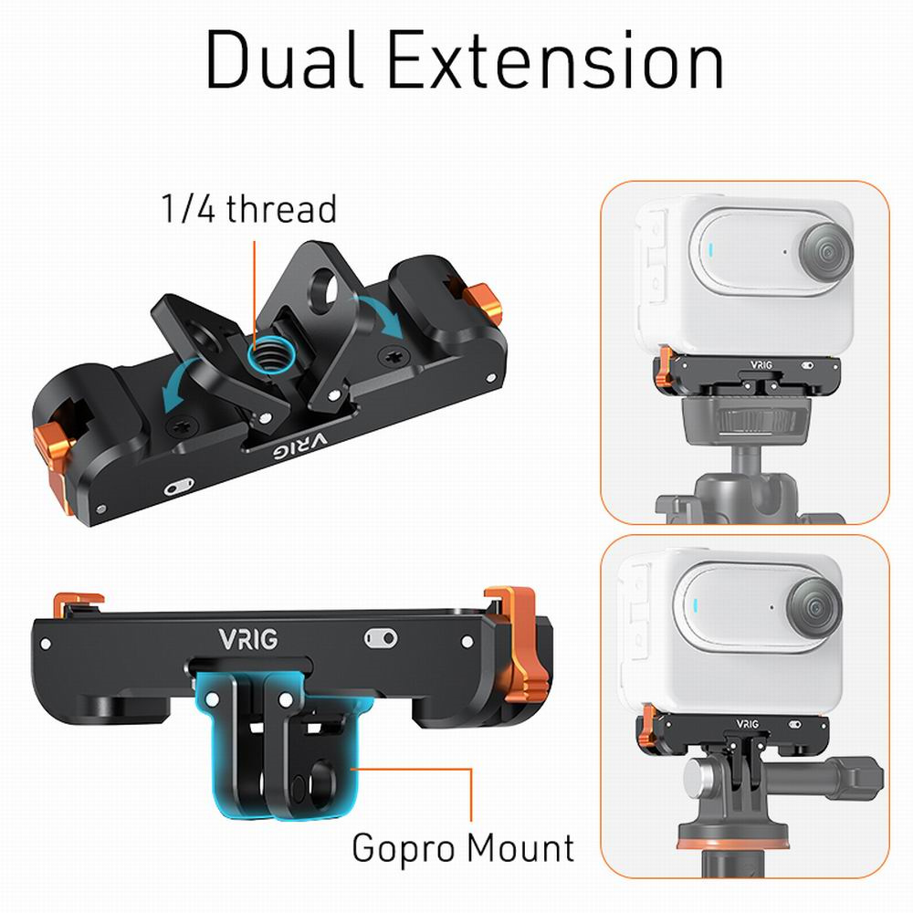 VRIG Aluminum Magnetic Chargin - Insta360 Camera Go 3 ulasan dan harga