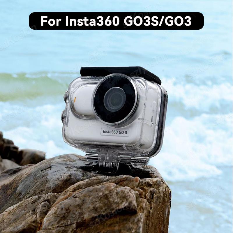 60M Waterproof Housing Case Fo - Insta360 Camera Go 3 ulasan dan harga