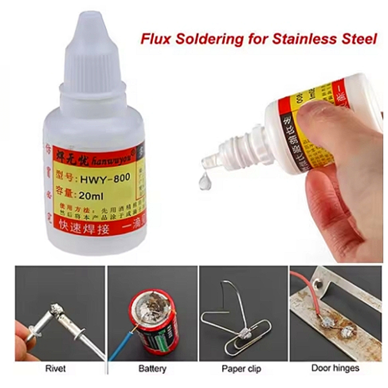 NEW HWY800 20ml Stainless Stee - Soldering Flux Liquid ulasan dan harga